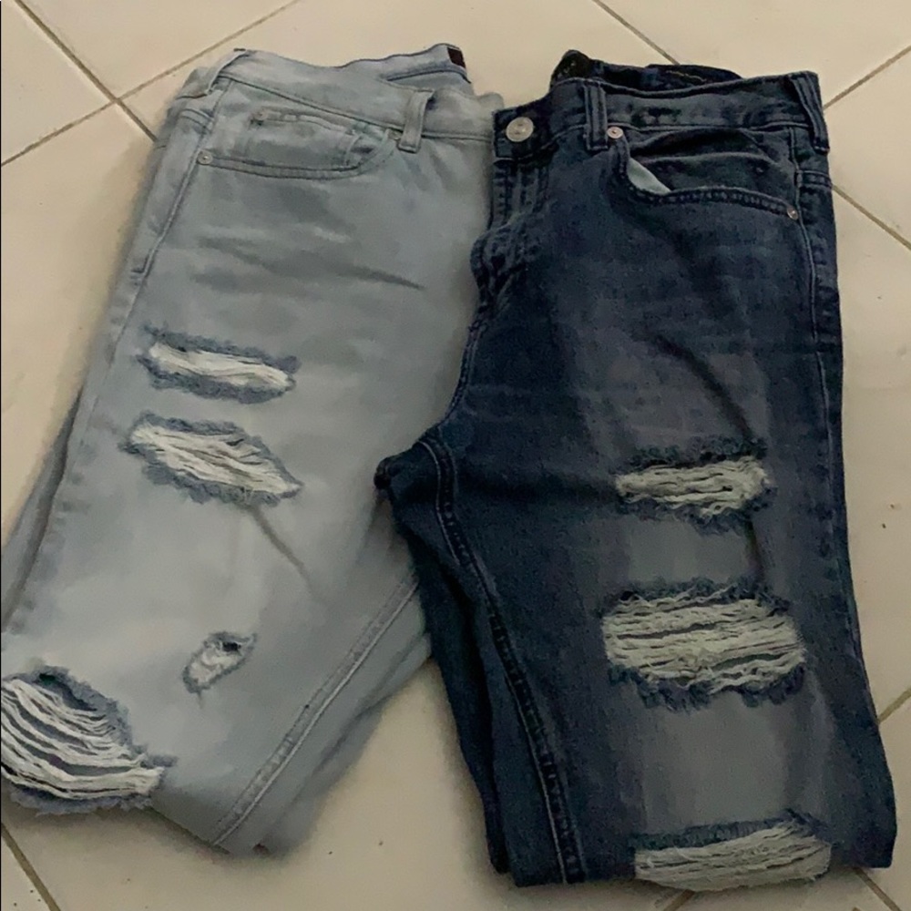 PacSun stacked skinny light and dark bundle 31x30